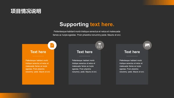 橙色商务物流运输年度工作总结PPT案例