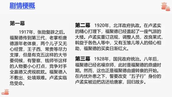 步入戏剧世界   领略艺术魅力—— 九下第五单元活动·探究 课件（共30张PPT）
