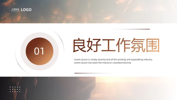 棕色简约风团队管理经验分享PPT模板