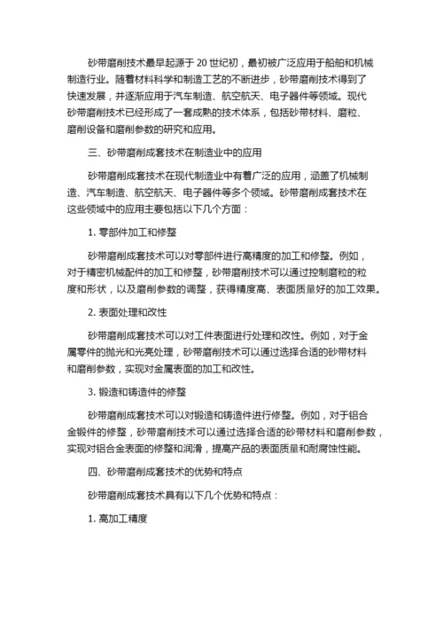 砂带磨削成套技术研讨会论文简介.docx