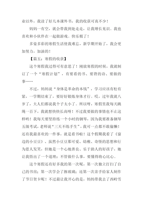关于寒假的作文300字.docx