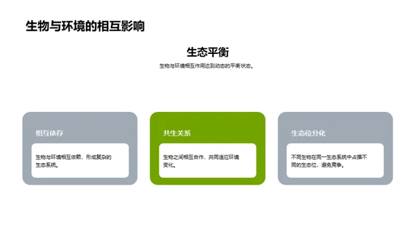 生物适应性与生态环境