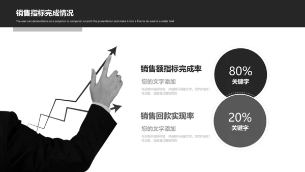 酷黑上半年年中总结PPT模板工作总结汇报