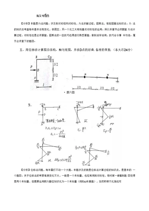 北京工业大学841结构力学真题精讲