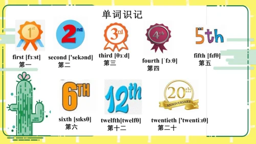 五年级下册Unit 4 When is the art show知识点复习课件