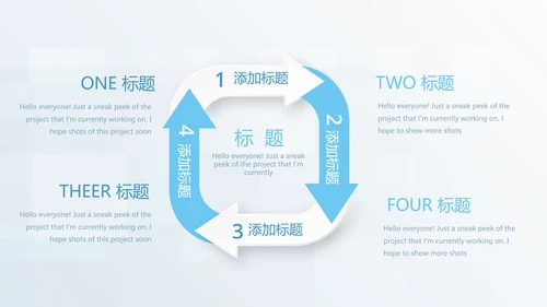 蓝色大气医疗牙科口腔动态PPT