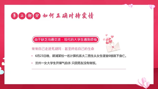 大学生恋爱课爱情课恋爱观认识爱学会爱主题班会PPT