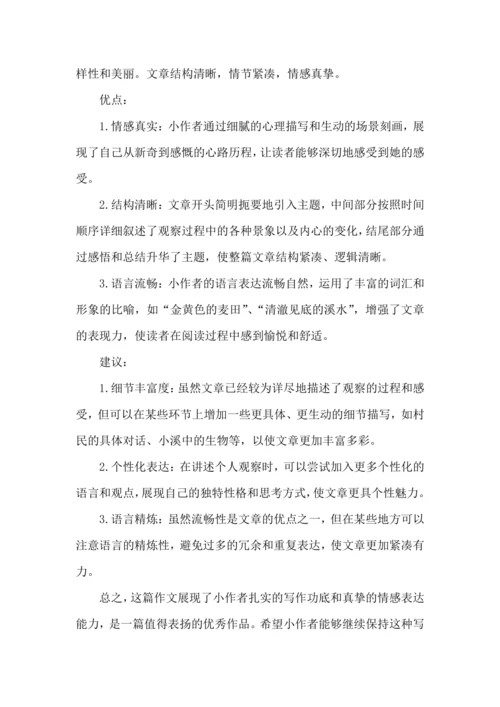 -统编版语文2024-2025学年三年级上册习作：我们眼中的缤纷世界 讲义