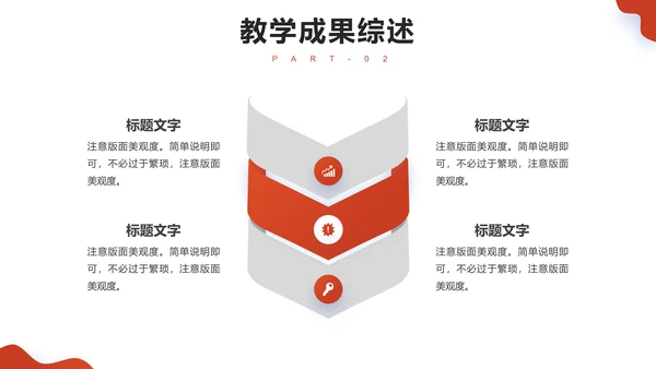 教学年终总结课件PPT模板