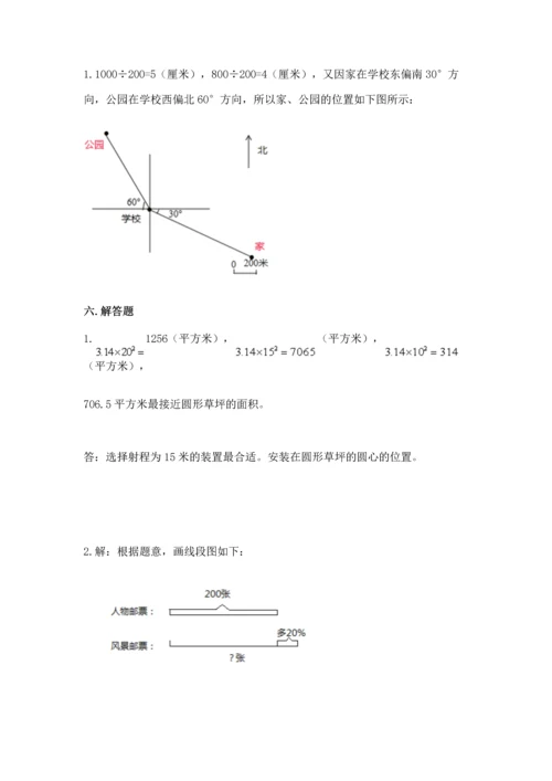 人教版数学六年级上册期末测试卷带答案（典型题）.docx