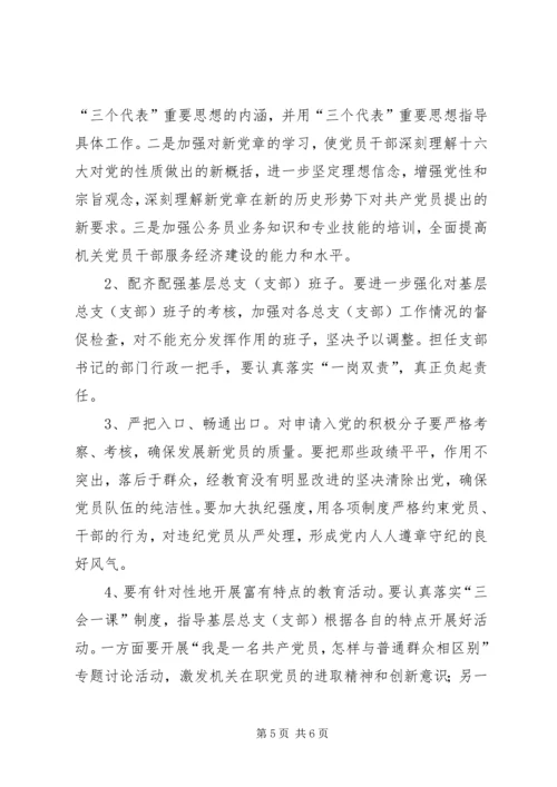 机关党员先进性作用发挥情况的调查与思考.docx