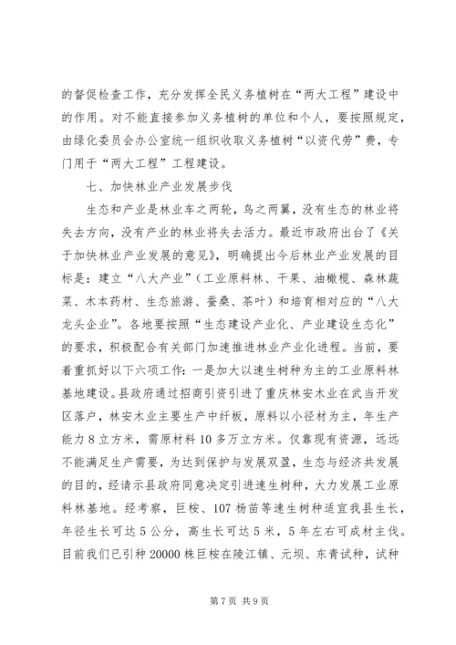 县城周绿化和绿色通道建设工作会讲话 (2).docx