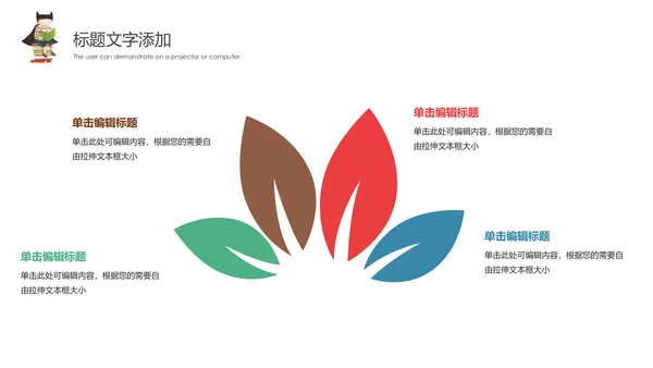 卡通教育读书分享会好书推荐动态PPT模板