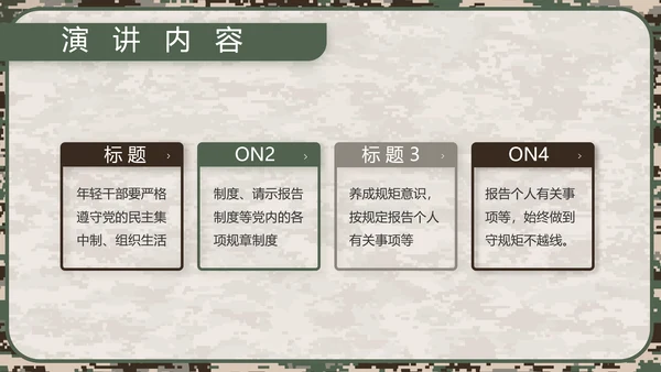 迷彩风部队军事工作总结汇报动态PPT
