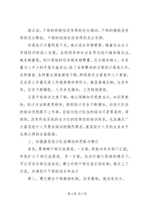 基层统计站工作现状调研报告.docx