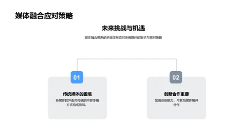 媒体融合研究报告PPT模板