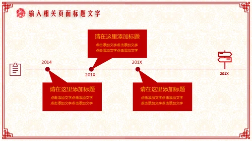 新年快乐过年喜庆通用PPT模板
