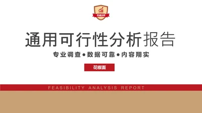 商业可行性分析报告通用PPT模板