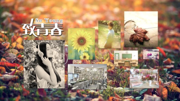 那些年我们岁月感毕业相册通用PPT模板