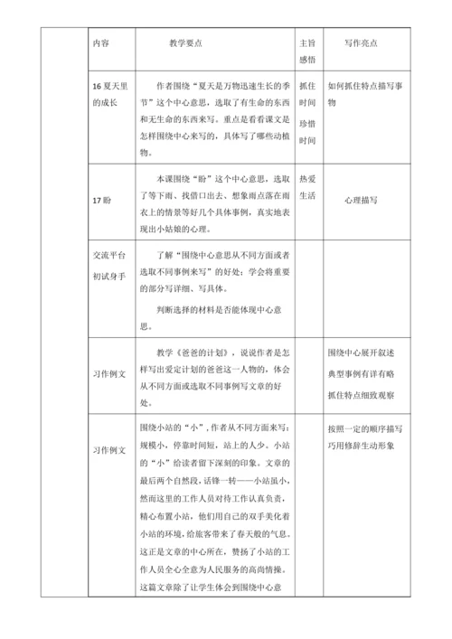 【大单元】统编版语文六上第五单元规划解析