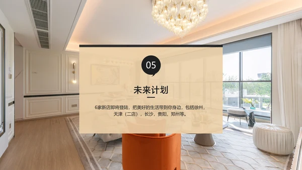 白黄简约风新品家居发布会