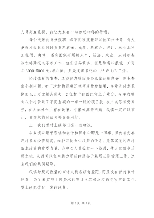 农村集体三资管理专项自查报告 (2).docx