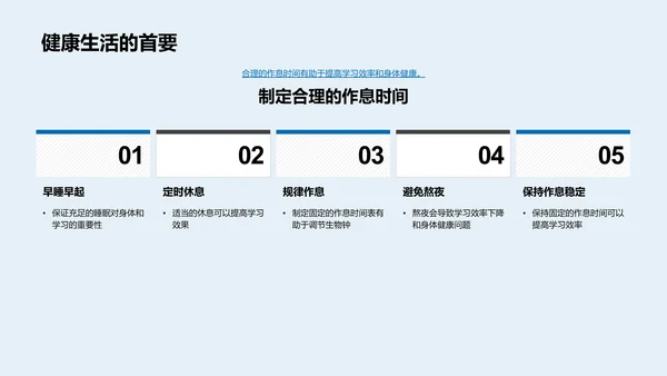 初一健康生活讲座PPT模板