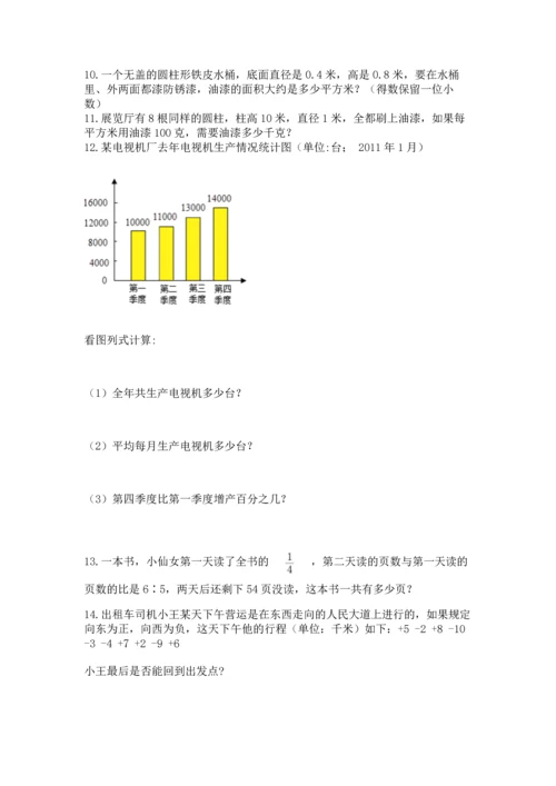 六年级小升初数学解决问题50道精品【必刷】.docx