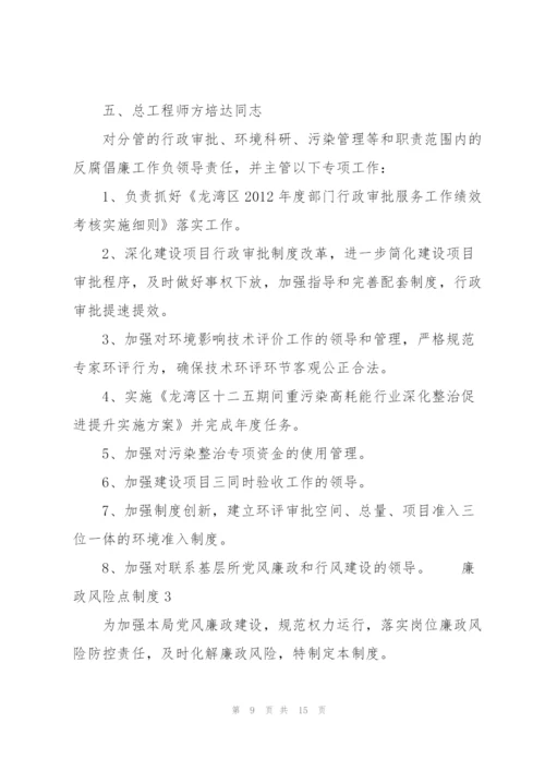 廉政风险点制度 3篇.docx