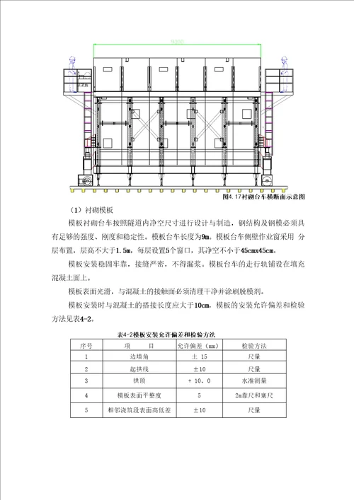 二衬施工方法