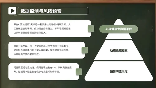 绿色卡通学生心理辅导教育会PPT