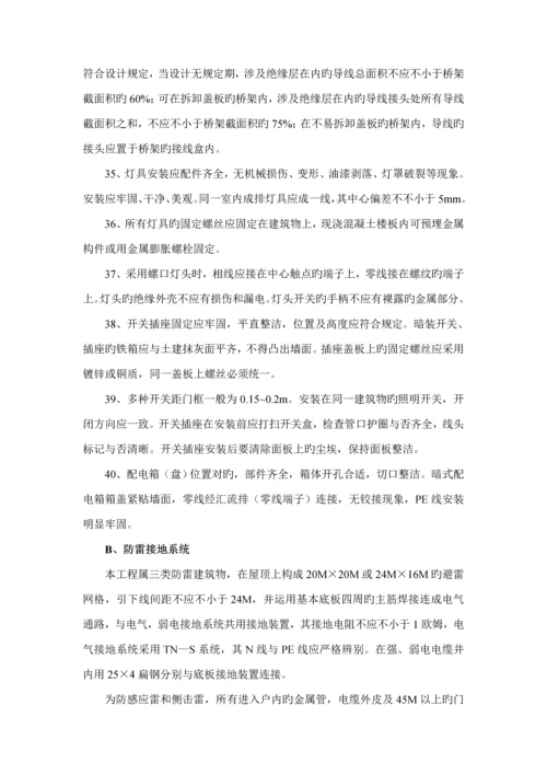 电气安装综合施工组织设计专题方案.docx