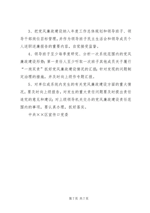 机关党风廉政建设责任书 (3).docx