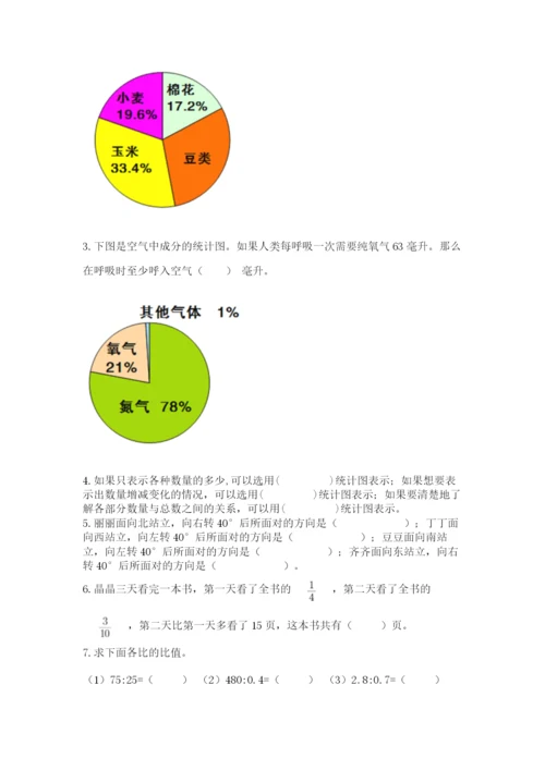 2022人教版六年级上册数学期末考试卷含答案解析.docx