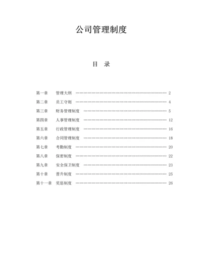 新版企业管理全新规章新版制度范本.docx