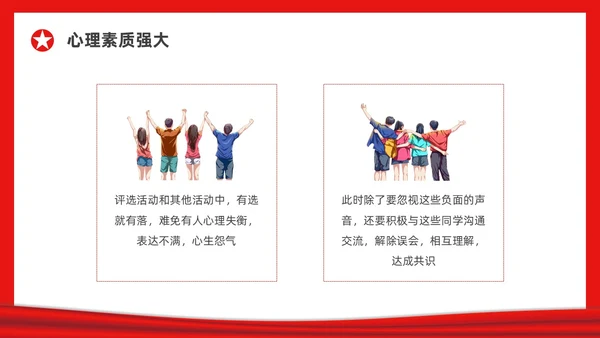 红色简约大学团支书竞选PPT课件