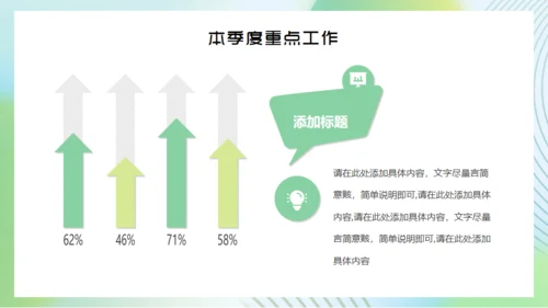 不负时光绿色清新通用PPT模板