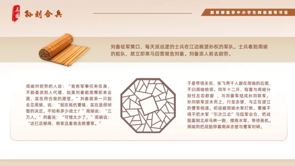 三国演义赤壁之战的故事通用PPT模板