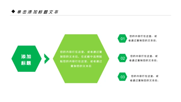 绿色清新生态文明环保低碳和谐社区PPT模板