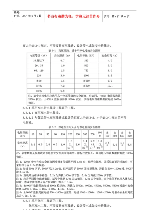 国家电网公司电力安全工作规程(配电部分)(试行).docx