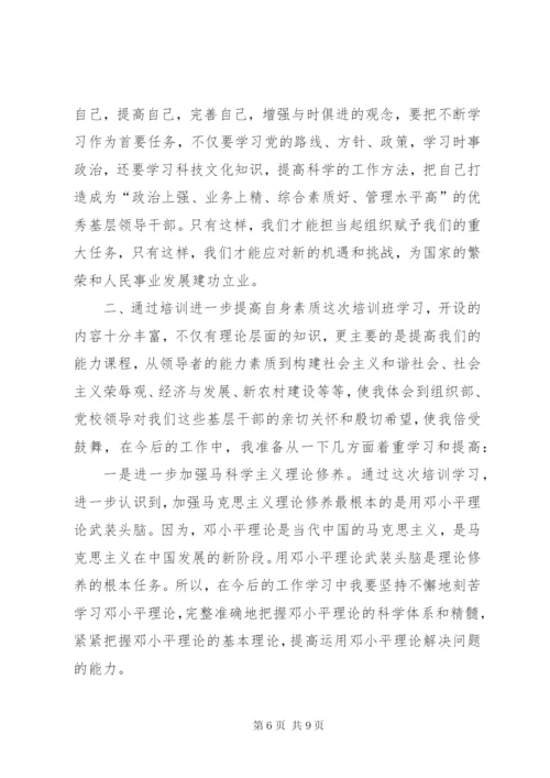 党校培训个人总结范文某年.docx
