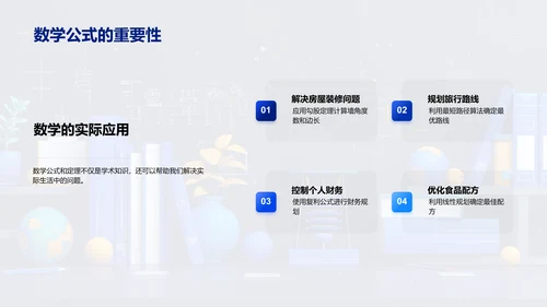 数学在生活中的应用PPT模板