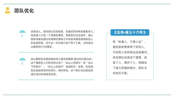 彩色水彩简约商务小团队管理的7个方法企业培训PPT
