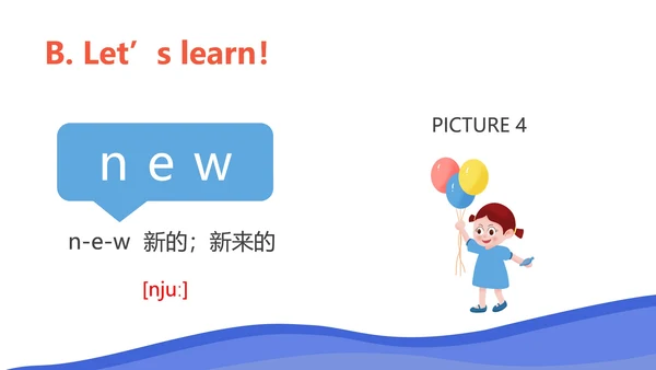 卡通三年级英语上《Myself》课件PPT模板