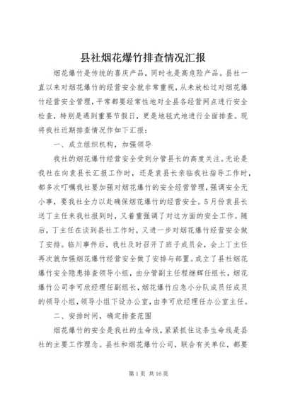 县社烟花爆竹排查情况汇报.docx