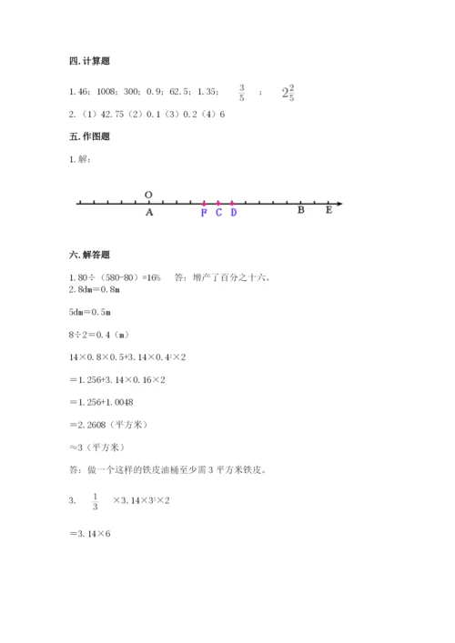 六年级下册数学期末测试卷及答案【考点梳理】.docx