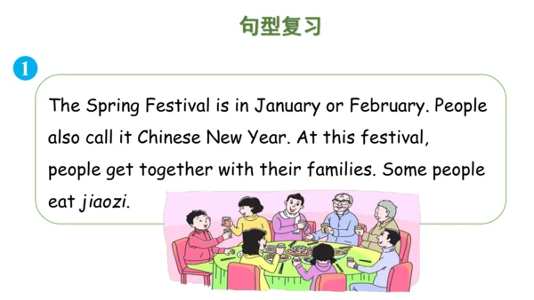 Unit 7 Chinese festivals(复习课件)-2023-2024学年五年级英语下学期
