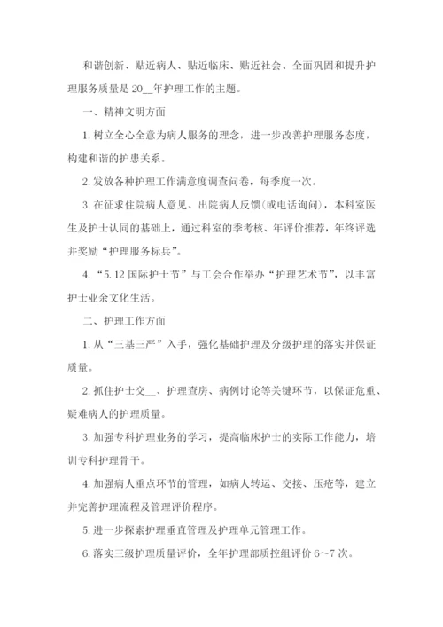 护理年度工作计划怎么写(5篇).docx