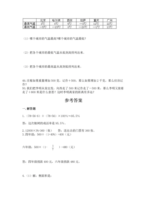 小升初数学应用题50道完整.docx