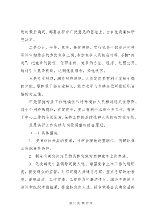关于要求审批乡镇机构改革的实施方案的请示1.docx